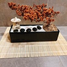 純自然 日式 侘寂風wabi-sabi 赤貧風 禪庭盆栽 枯山水 zen 乾燥