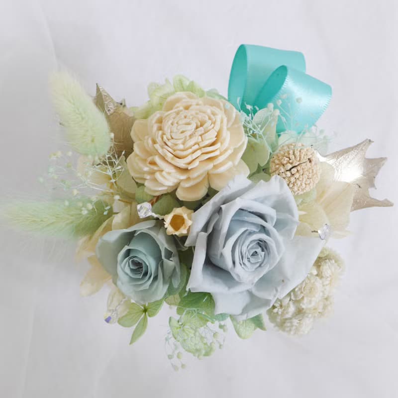 情人不凋盆花Tiffany 結婚捧花永生乾燥花畢業謝師禮物生日畢業禮