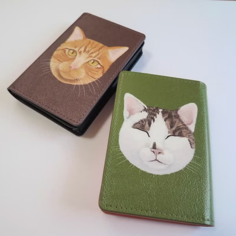うちのねこ。イラストオーダー名刺・カードケース