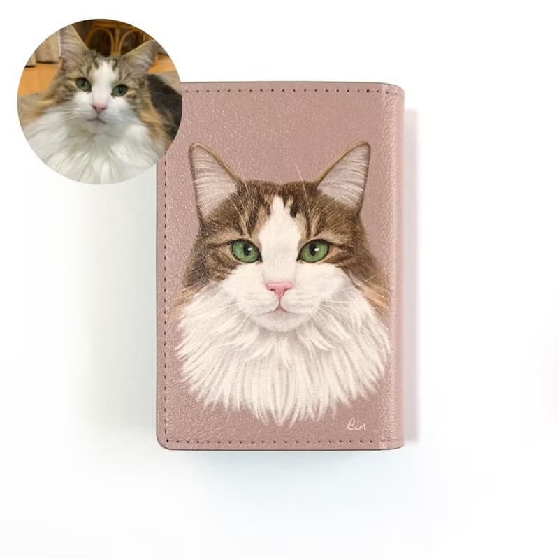うちのねこ。イラストオーダー名刺・カードケース