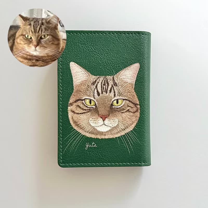 うちのねこ。イラストオーダー名刺・カードケース