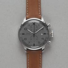 暮灰色 CH-41 計時功能手錶 | BUTTERO皮帶