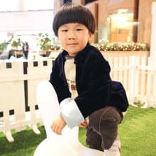 童裝絲絨唐裝外套|香港設計|休閑|經典|撞色|玩味|可愛|新年