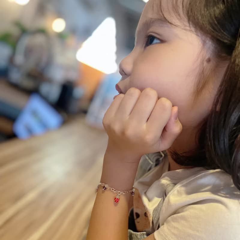 童趣-兒童純銀手鍊/手工串珠