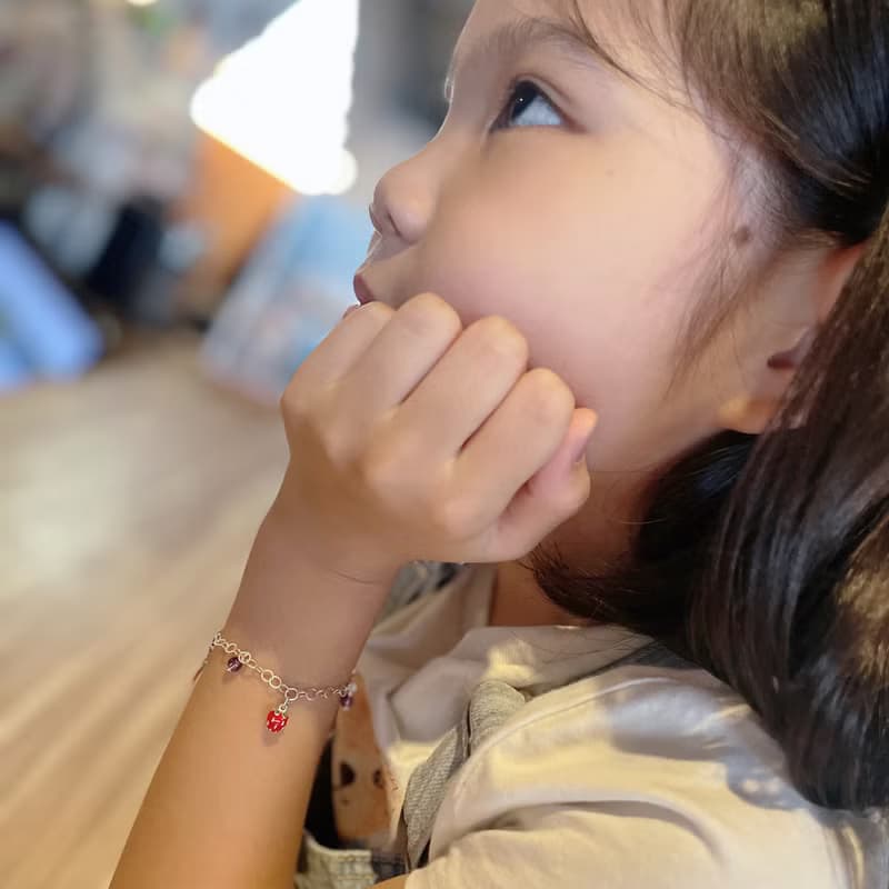 童趣-兒童純銀手鍊/手工串珠