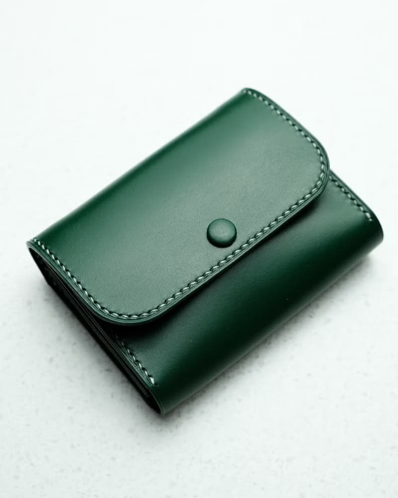 【韓國 革工作坊】Free Hot Stamp Italian Leather Colored Zipper Wallet 8 Colors  V2