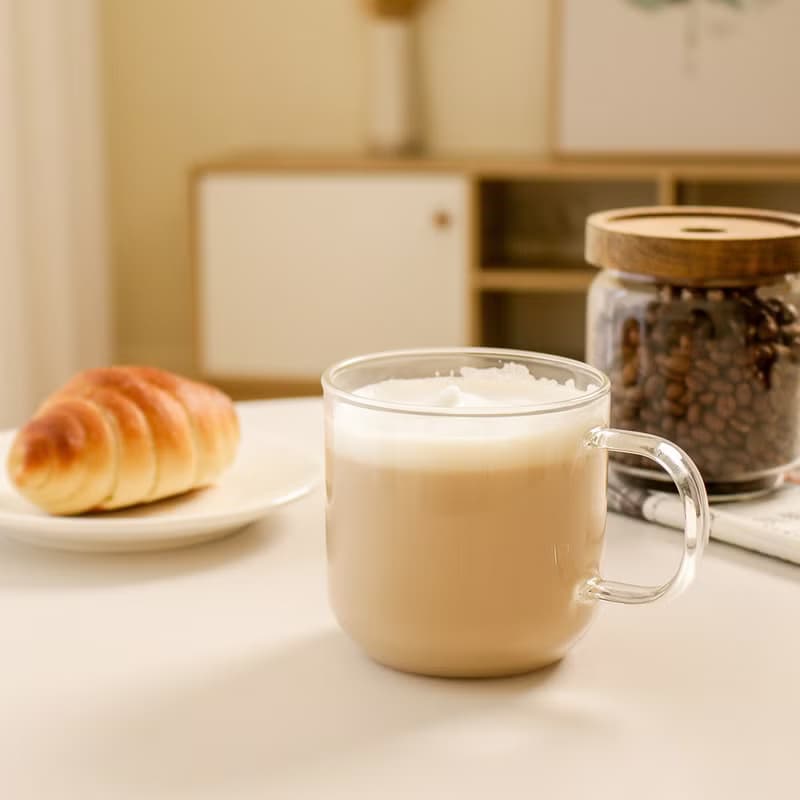 HUG單層把手玻璃杯-清透/琥珀/透黑色