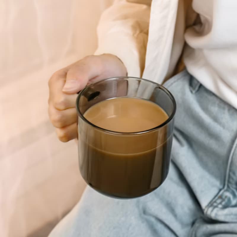 HUG單層把手玻璃杯-清透/琥珀/透黑色