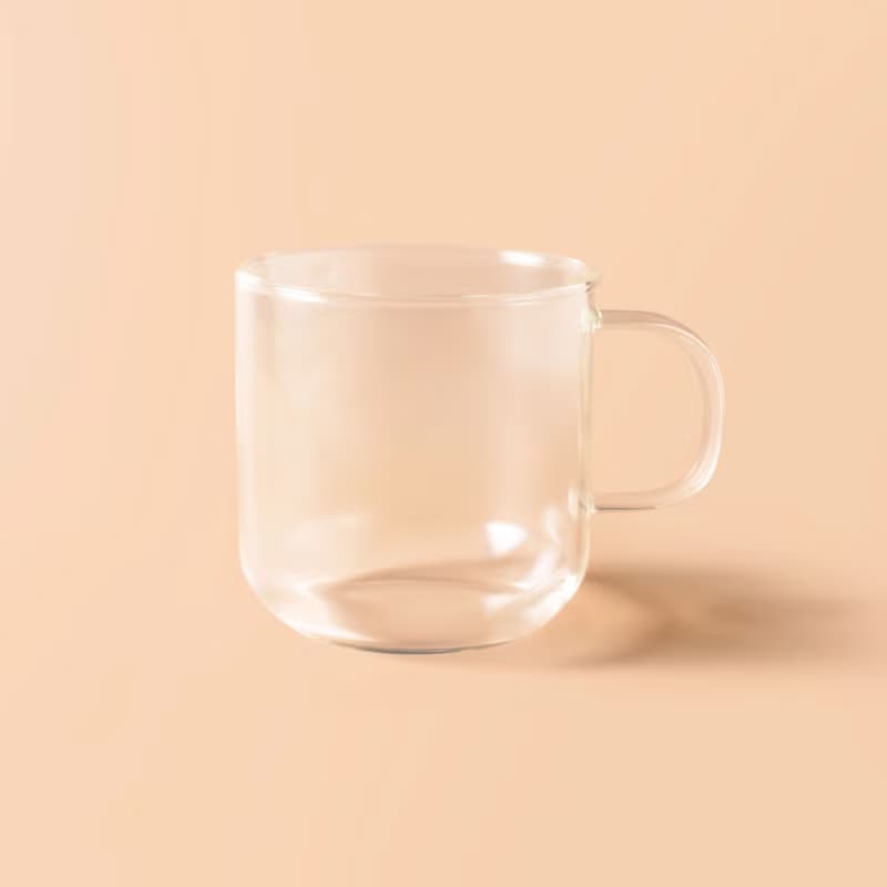 HUG單層把手玻璃杯-清透/琥珀/透黑色