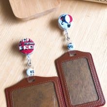 手作好禮 ALL PASS英倫風伸縮扣環 卡套 悠遊卡證件套卡夾 票卡夾