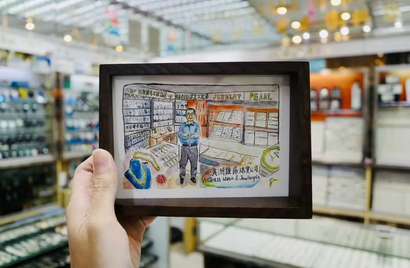 商品宣傳手繪5R連框