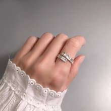 情人節禮物 情人對戒 純銀戒指 金工戒指DIY - 敲開心扉