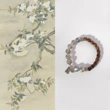 原創手工富森紅土沉香手串灰月光s925泰銀開運手鏈生日禮物