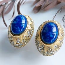 Vintage Jewelry 西洋古董飾品 優雅知性 低調輕奢 夾式耳環