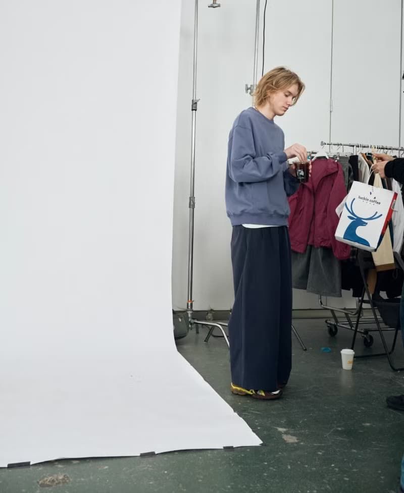 日系復古 刺繡重磅圓領衛衣 情侶上衣