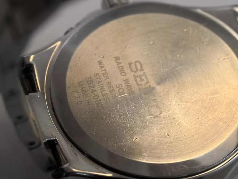 送料無料 SEIKO セイコー ブライツ / 電波ソーラー 男性用腕時計 40mm 黒文字盤 7B24-0BN0