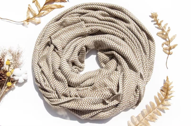 超大厚款喀什米爾Cashmere 針織圍巾 純羊絨圍巾 羊毛披巾 蓋毯巾