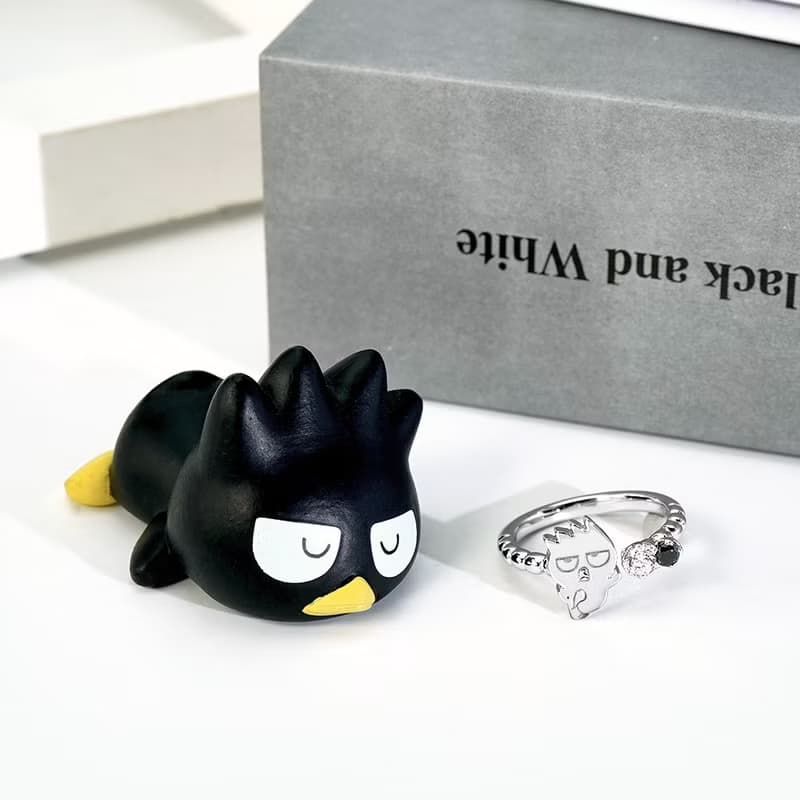 Small Gift for U系列-Bad Badz-mar 酷企鵝禮物純銀戒指