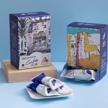 愛啟兒藝廊-藝想動物星 巧克力杏仁捲禮盒