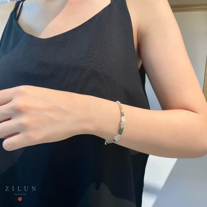 │輕奢│瑪瑙物語 • 天然石 • 寶石手鍊 • 14K注金 • 包金