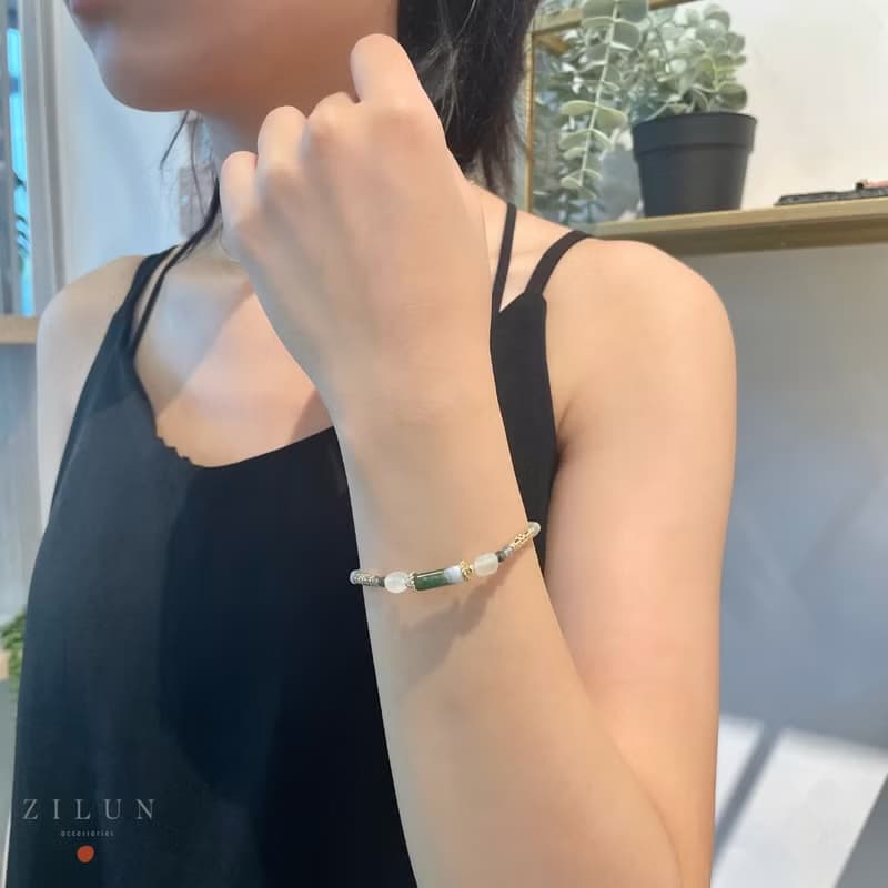 │輕奢│瑪瑙物語 • 天然石 • 寶石手鍊 • 14K注金 • 包金