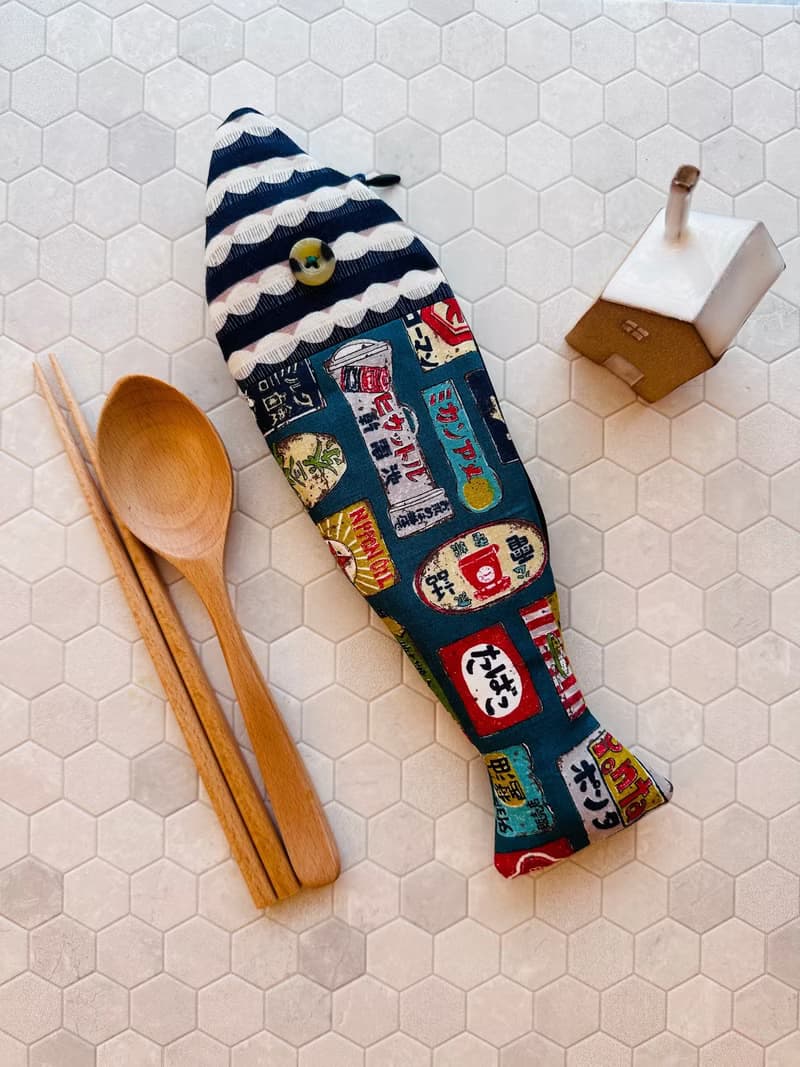 我家有條魚。餐具環保袋(含餐具) 101923A