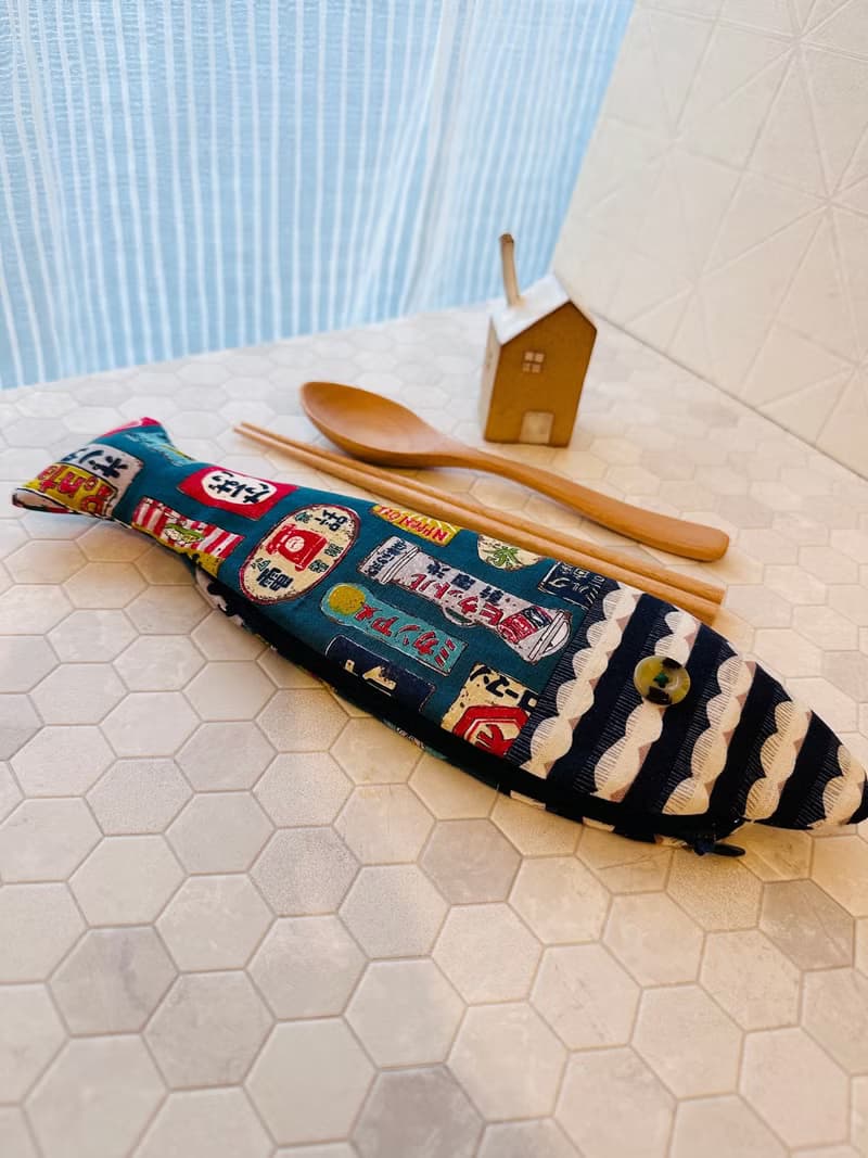 我家有條魚。餐具環保袋(含餐具) 101923A