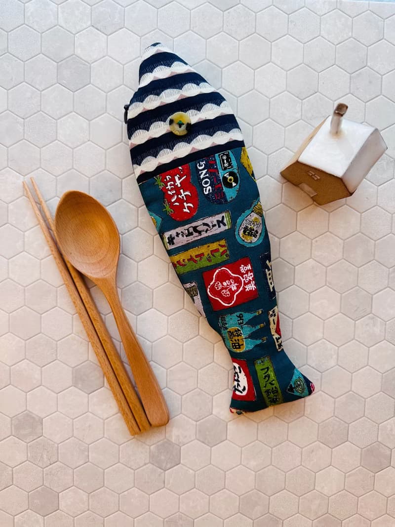 我家有條魚。餐具環保袋(含餐具) 101923A