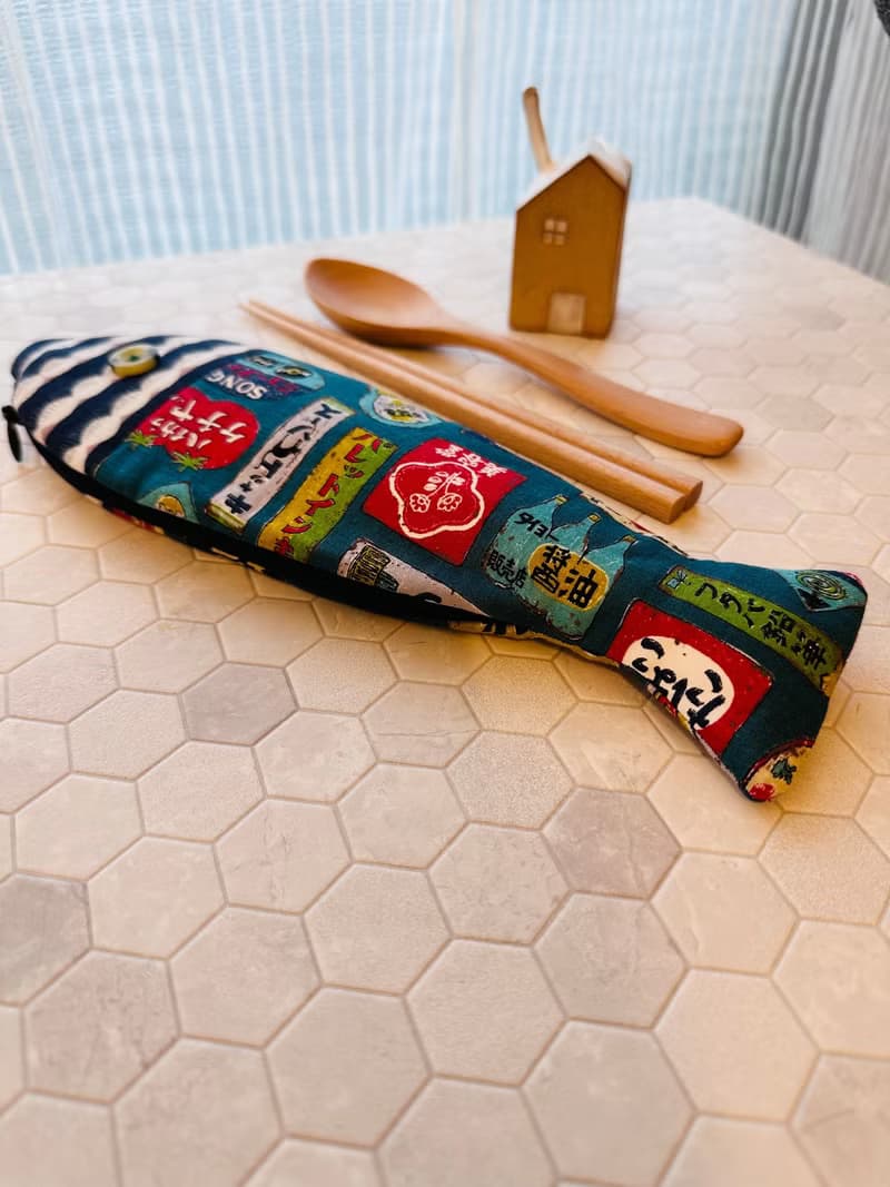 我家有條魚。餐具環保袋(含餐具) 101923A