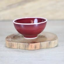【母親節禮物】60ml 石榴 銅紅釉 圓滿茶杯 陶瓷名家葉敏祥作品