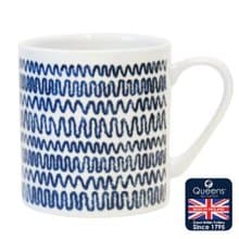 英國Churchill Queens日常藍白系列340ml馬克杯(深情律動)