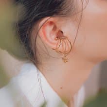 ONCE LITE | 空氣系 - 波光 * 耳骨夾 耳夾