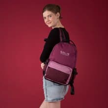 Solis Ones系列13吋電腦後背包-蘇芳紫-可套行李箱拉桿