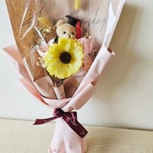 畢業小熊花束