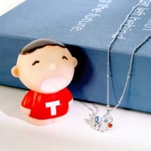 Minna No Tabo經典系列-大寶晶鑽純銀項鍊