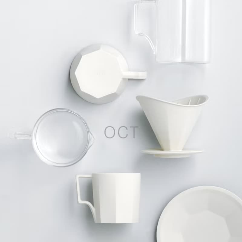 日本KINTO OCT八角咖啡杯盤組 / 濃縮杯盤組 / 共3