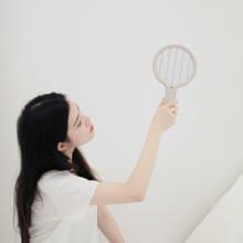 【快速出貨 母親節禮物】USB充電Mini電蚊拍  滅蚊拍/戶外/車用