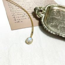 原礦藍光月光石項鍊 Pinkoi限定優惠 NE-00003