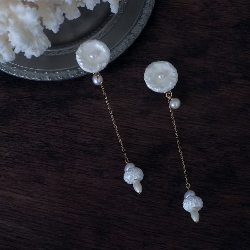 遺落在晨曦裡 14KGF 耳環 / 耳夾