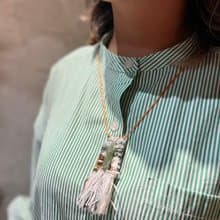 實體 | 台北 |生命水晶頸飾 梭織體驗 | Fabric Necklace Weaving