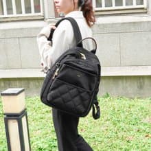 秀麗簡約機能款通勤休閒後背包23346-黑色