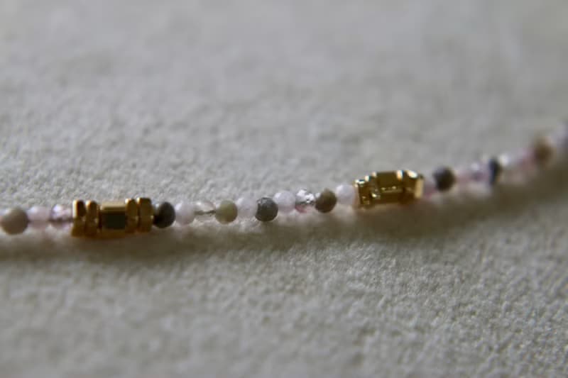 手鍊 蛋白石 粉碧璽 天然石 - 進攻-