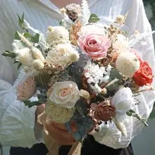 - 永生玫瑰 -  新娘捧花 求婚花束