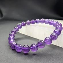 紫水晶 Amethyst 7.5mm 手串 手鍊 天然水晶 水晶