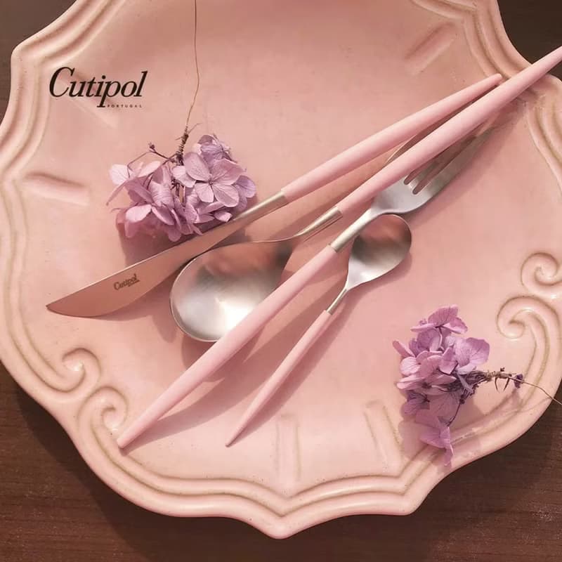 葡萄牙 Cutipol  MIO  粉紅柄 咖啡匙