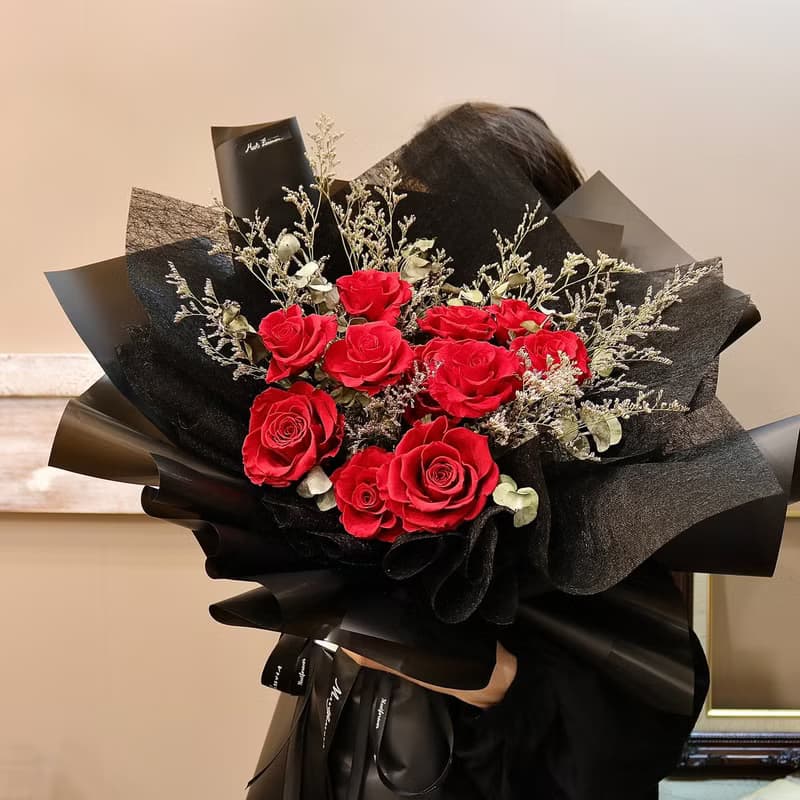 【遇見恆久】浪漫愛情永生玫瑰大花束 共3款 限自取