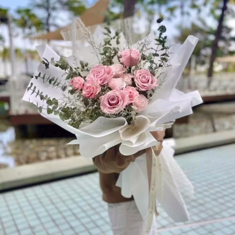 【遇見恆久】浪漫愛情永生玫瑰大花束 共3款 限自取