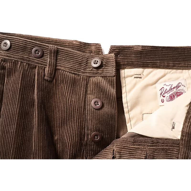 French Corduroy Trousers - 咖啡色 Brown
