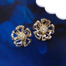 Vintage Jewelry 西洋古董飾品 SARAH COV  ALLUSION  夾式耳環