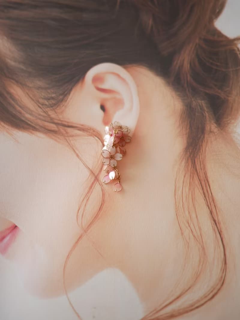 枝垂桜1　ピアス・イヤリング